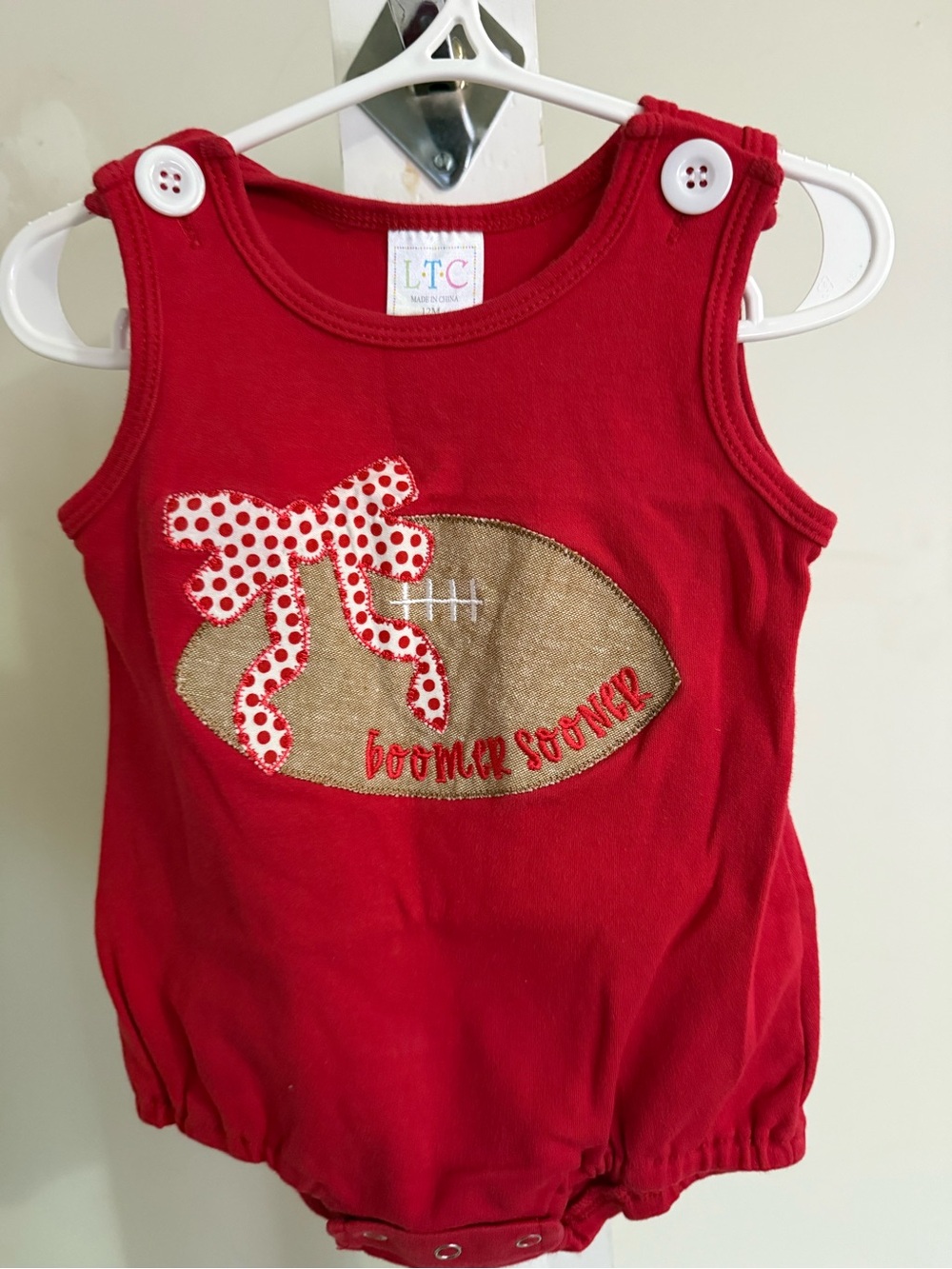 Boomer Sooner Romper